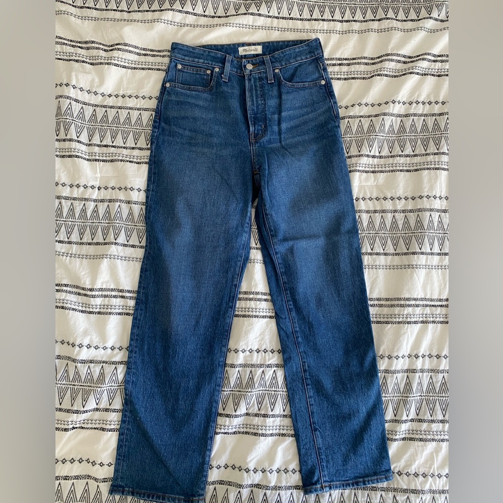 Madewell Curvy Perfect Vintage Straight Jean Size 28